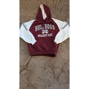Mississippi State Bulldogs Maroon Colosseum Hoodie Pullover Size Adult Large
